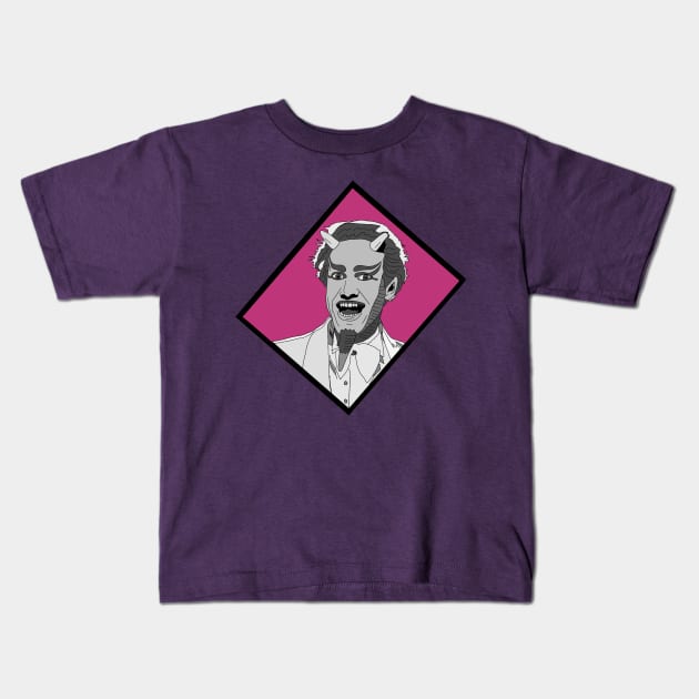 Forbidden Zone (B&W) Kids T-Shirt by pinxtizzle